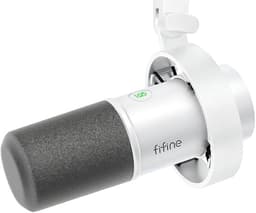 FIFINE - K688W - USB / XLR - Dynamische Microfoon - Streaming - Podcasting - Gaming - Geschikt voor PS4 / PS5 / PC - Wit — thumbnail 1