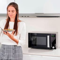 Luxe Combi Oven – Magnetron met Grill – Vrijstaand – Heteluchtoven – 9 Programma’s – Ontdooien – 5 Vermogensstanden – 1000W — thumbnail 3
