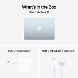 Apple MacBook Air (2025) 13.6 inch - M4 - 16 GB - 256 GB - Hemelsblauw — thumbnail 2
