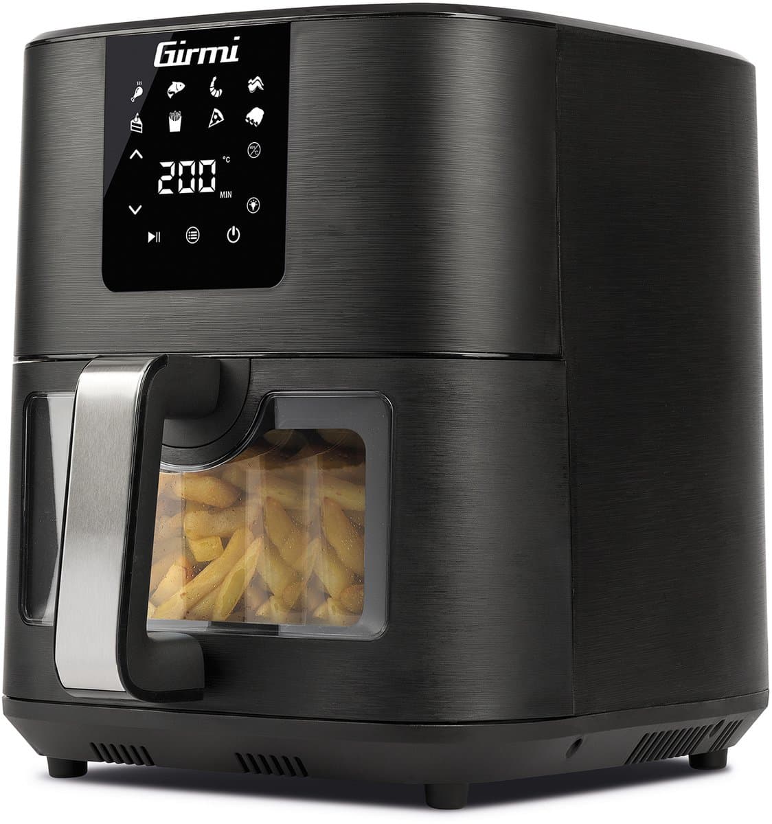 Girmi FG79 friteuse Enkel 9 l Vrijstaand 1700 W Heteluchtfriteuse Zwart — afbeelding 1