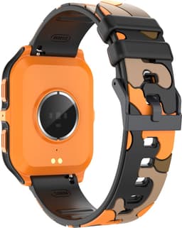 Knobbout 1.83" Scherm Outdoor Smartwatch – Sporthorloge - Bluetooth belfunctie - Sportgegevens, calorieën, bloeddruk monitoring– Slaapcoaching -7-10 dagen batterij-Android en iOS- Oranje — thumbnail 4