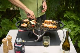 nomadiQ BBQ 3.0 - De ultieme lichtgewicht draagbare gas BBQ / Grill - Barbecue voor op de camping & vakantie - Zwart — thumbnail 5