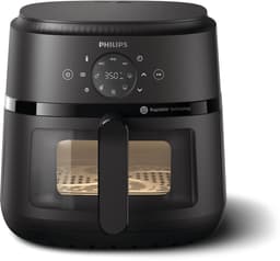 Philips 2000 Series Airfryer - NA230/00 - Kijkvenster - RapidAir - 6.2L - Tot 5 Personen - Zwart — thumbnail 1