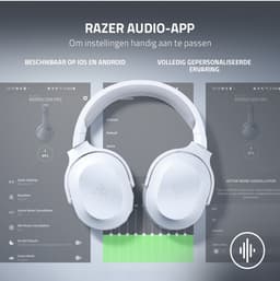 Razer Barracuda X (2022) - Draadloze Gaming Headset - PC/PlayStation/Switch/Android - Mercury Wit — thumbnail 5