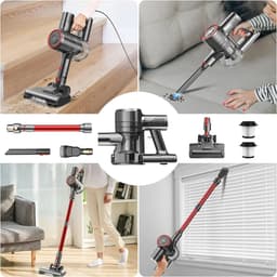 SteeFly® Steelstofzuiger Ysora 6-in-1 - Krachtig & zakloos - Draadloos multifunctioneel design - Lichtgewicht - Blauw/zilver — thumbnail 3