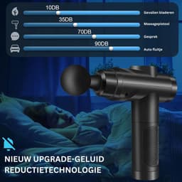 ApexArte® Massage Gun Professioneel - Massage Apparaat - Theragun - Zwart — thumbnail 4