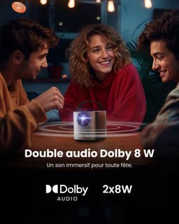 Anker Nebula Mars 3 Air Beamer - Draagbare DLP Projector - Full HD 1080p Resolutie - 400 ANSI Lumen - WiFi & Bluetooth - Ingebouwde Batterij tot 2 - 5 uur - Perfect voor Films & Presentaties — thumbnail 3