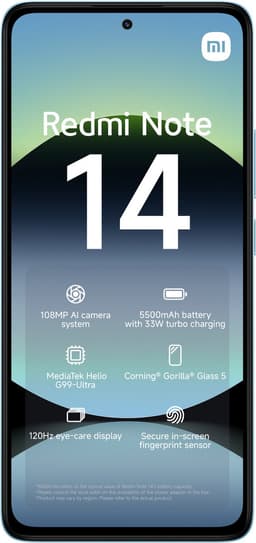 Smartphone-Redmi Note 14-8GB+256GB-Blauw — thumbnail 2