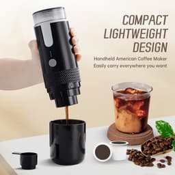 Koffiezetapparaat-Draagbare espressomachine-Soort infuus-Geschikt voor kantoorreizen, kamperen in de buitenlucht — thumbnail 3
