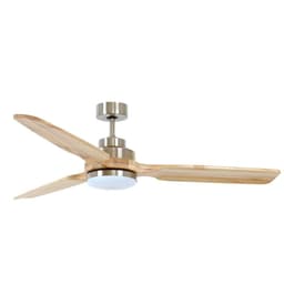 LT-Luce Plafondventilator met lamp - Ø142 cm - Shoalhaven Brushed Chrome — thumbnail 3