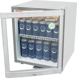 Gastro-Cool KW50 - Mini koelkast met glazen deur 46 Liter - Zilver/Zilver/Wit 203400 — thumbnail 3