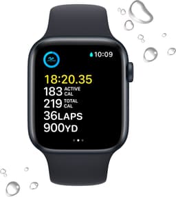 Apple Watch SE 2022 4G - 40 mm - Middernacht Aluminium — thumbnail 2