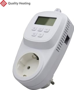 Wifi stopcontact plug-in thermostaat met losse sensor QH-42 Google Home & Amazon Alexa Compatible — thumbnail 2