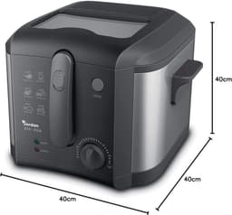 Elektrische Friteuse 1600W met Koolstoffilter en Uitneembare Mand - 3L Capaciteit — thumbnail 5