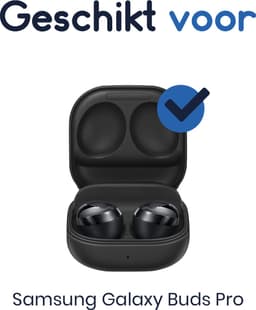 Ibley ComfortFit Siliconen tips voor Samsung Galaxy buds pro zwart - Siliconen Earplug - S/M/L formaat - 3 paar - 3 maten — thumbnail 2