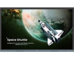 BenQ RE7504 Interactief flatscreen 190,5 cm (75") 450 cd/m² 4K Ultra HD Zwart, Grijs Touchscreen Type processor Android