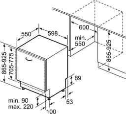 Siemens iQ700 SX87TX00CE volledig inbouwvaatwasser energieklasse A — thumbnail 2