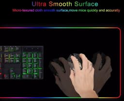 BALORS® Muismat - Gaming Muismat XXL – RGB Led verlichting – Anti-Slip – Grote Game Muismat - Muismat Gaming - Muismat XL - Muismat groot - Muismatten - Muis Mat — thumbnail 4