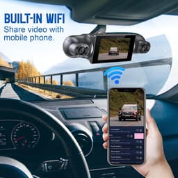 Lexium Dashcam voor auto - Dashcam - Dashcam voor auto voor en achter - Dashcam voor en achter - Dashcam voor en achter draadloos - Dual dashcam — thumbnail 5