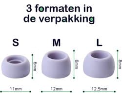 Scoby - Siliconen Tips Geschikt voor Samsung Galaxy Buds Pro - Earbuds Tips - Optimale Pasvorm - 3 Maten - Paars