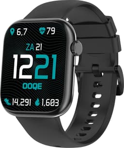OOQE WATCH PRO 7 - Smartwatch Heren en Dames | Geschikt voor iOS en Android | 10 kleuren | HD | Notificaties | Gezondheidsanalyse | Sportanalyse | GPS Koppeling | Bellen | Muziek/Audio Luisteren | Ergonomisch | Nederlandstalig | Zwart — thumbnail 1