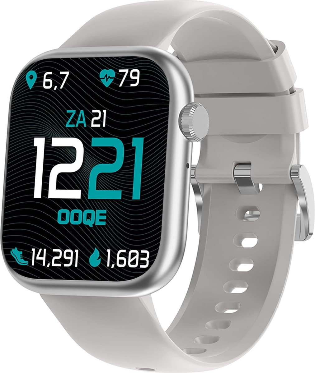 OOQE WATCH PRO 7 - Smartwatch Heren en Dames | Grijs — afbeelding 1