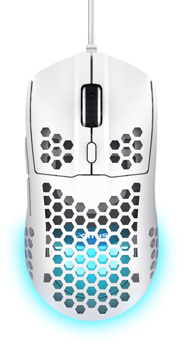 Trust GXT929W Helox - Gaming Muis - Ultra licht - RGB verlichting - 6400 DPI - Bedraad - Zwart — afbeelding 1