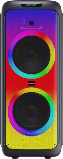 Salora PARTYBOX1200 - Party Speaker - Box - Partybox - Boombox - 1200 watt - LED verlichting — thumbnail 1