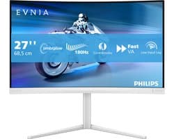 Philips Evnia 27M2C5201L - 27 inch Curved Full HD Gaming Monitor - 180Hz