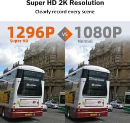 Camera - Dashcam - Met geheugenkaart 32G - Met achteruitrij camera - Zwart — thumbnail 2