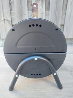 BBQ - tafel model - houtskool - cilindervorm - 2 zijdig bruikbaar — thumbnail 4