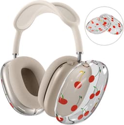 MMOBIEL Beschermhoes voor AirPods Max Hoofdtelefoons – Zachte TPU Oorschelpen Beschermhoes – Anti-Kras Beschermende Cover – Kersen — thumbnail 1