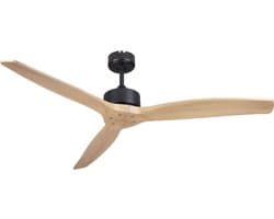 A-Flow Vero 52 inch Plafondventilator houtlook- Plafondventilator afstandsbediening - Plafondventilator zonder lamp - 3 Windsnelheden - Timerfunctie - Winterstand - 132CM