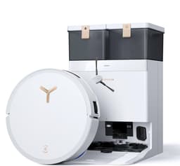 ECOVACS Deebot T50 Max Pro Omni (wit) - Robotstofzuiger met Dweilfunctie - Zuigkracht 18.500 Pa - All in one omni station — thumbnail 2