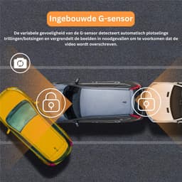 Dashcam voor Auto - Dual - Camerabewaking - Full HD - Zwart — thumbnail 2