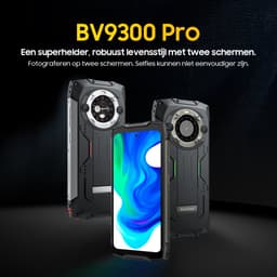 Blackview BV9300 Pro - Robuuste Smartphone - 16GB RAM - 256GB - 15080mAh - 120Hz 6.7" FHD - Dual 4G LTE - 64MP+32MP - IP68 Waterdicht - 1.32" Achterkant Dsiplay - NFC - GPS - Oranje — thumbnail 5