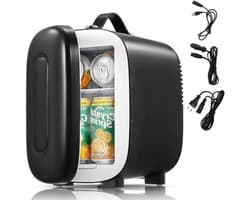 Stellar Mini koelkasten - Minikoelkast - Mini koelkasten voor drinken - Mini Koelkast 5 Liter / 6 Blikken - Koelkast - Klein koelkastje - USB+AC+DC