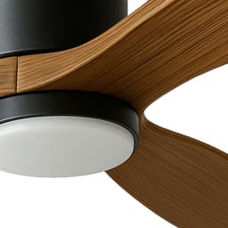 LED Plafondventilator | Hout Zwart | 18W | 1440 lumen | CCT - Kleurwissel | Niet dimbaar — thumbnail 5