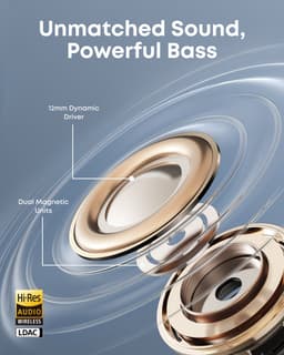 SOUNDCORE Aeroclip Open-ear Draadloze oordopjes Zwart — thumbnail 5