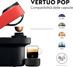 KRUPS  Nespresso XN9205 Vertuo Pop - Capsulemachine - Rood — thumbnail 5