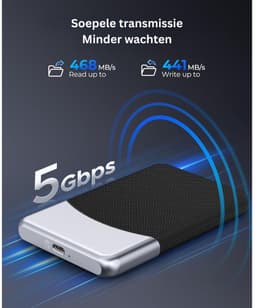 CRLYN® Externe SSD - Portable Harde Schijf - Compact - 1TB — thumbnail 4