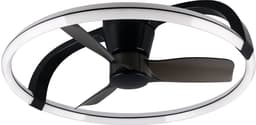 REALITY STOCKHOLM - Plafondventilator - Zwart mat - incl. 1x SMD 37 W - Licht apart schakelbaar - Afstandsbediening - Dimbaar - Traploos instelbare lichtkleur - Niet externe dimmerbaar - Timer - Zomer- en wintermodus - 6 snelheidsniveaus — thumbnail 3
