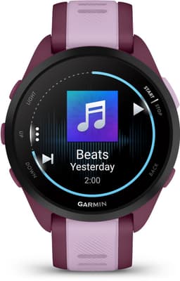 Garmin Forerunner 165 Music - Hardloophorloge - 43 mm - Berry-Lilac — thumbnail 2