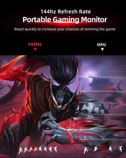 144hz Monitor - Gaming Beeldscherm - Plug & Play — thumbnail 3