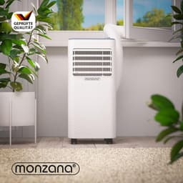 Mobiele Airco - Airconditioning - Ventilatoren - Airco Zonder Afvoerslang - Wit met Grijs — thumbnail 4