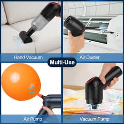 Multifunctionele Mini Stofzuiger - Handstofzuiger - Multifunctionele vacuum cleaner - multifunctionele accessoires - Vacuum Cleaner - Dierenharen - Krachtige Zuigkracht - Auto stofzuiger — thumbnail 2
