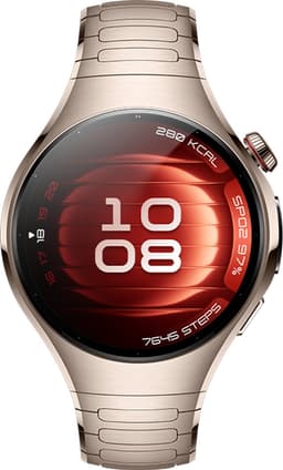 HUAWEI Watch 5 42mm Goudkleurig | Multi-sensing X-tap technologie | Gezondheidsoverzicht in 1 klik | Roestvrij staal | Ultra-lange batterijduur | Compatibel met iOS & Android — thumbnail 1