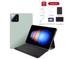 Mookes Tablet Android Snapdragon888 11Inch Hd 16GB 1TB 12000Mah 5G Dual Sim Bluetooth Wifi Gps Tablet - Green