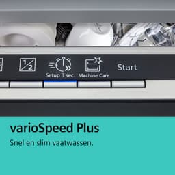 Siemens SN63EX04TE - iQ300 - Inbouwvaatwasser - 60 cm - Energielabel B - Home Connect - varioSpeed Plus je vaat tot wel drie keer zo snel schoon - infoLight — thumbnail 5