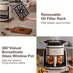 JIMMY multifunctionele air fryer grill en air fry 2-in-1 air fryer — thumbnail 4